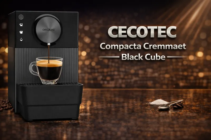 Cafetera Espresso Superautomática Cecotec Cremmaet Cube 19 Bares 1,1 L