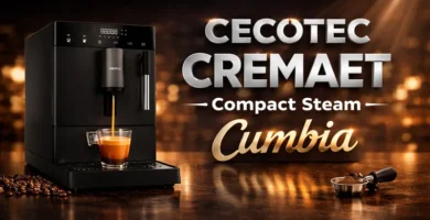 Cecotec Cafetera Súperautomática Compacta Cumbia Cremmaet Compact Steam