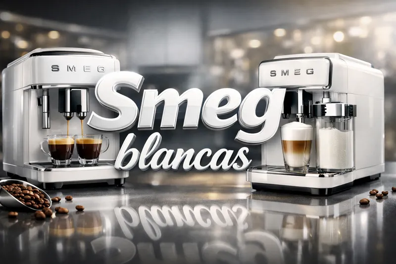 cafetera superautomatica smeg blanca