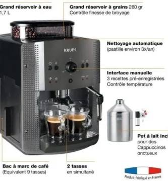 krups essential espresso ea8100 avis