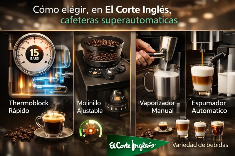 el corte ingles cafeteras superautomaticas