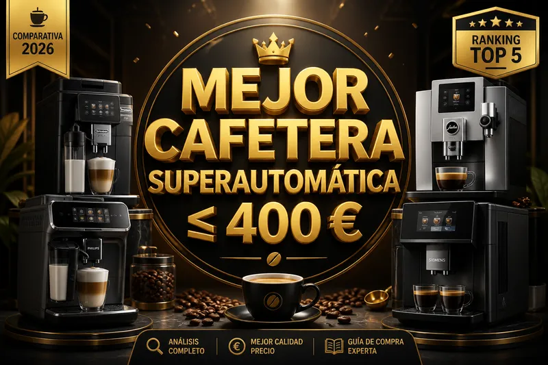mejor cafetera superautomática por menos de 400 euros