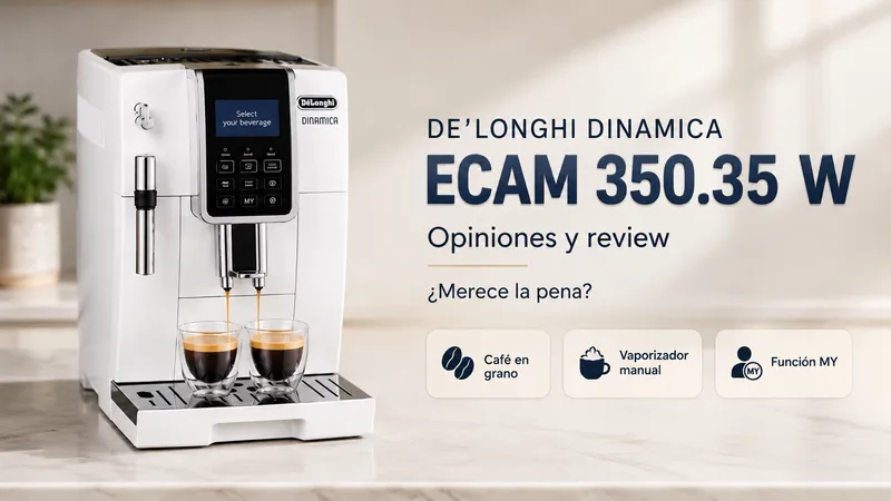 Cafetera superautomática Dinamica ECAM 350.35 W