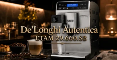Cafetera superautomática De'Longhi Autentica ETAM 29.660.SB con sistema LatteCrema
