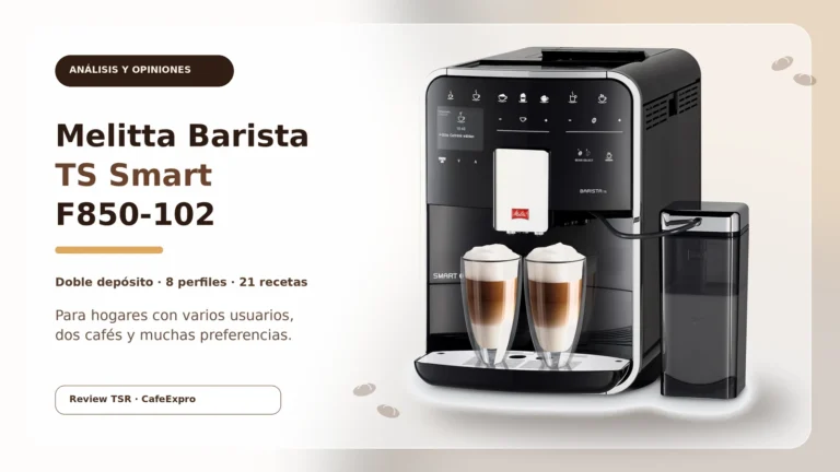 Melitta Barista TS Smart F850-102 para varios usuarios