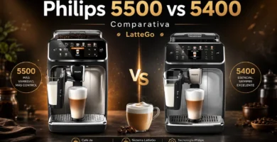 Comparativa Philips Serie 5500 vs Serie 5400 LatteGo