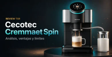 Cecotec Cremmaet Spin, cafetera superautomática con pantalla circular y sistema automático de leche