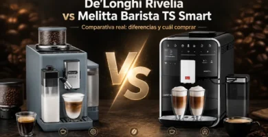 Comparativa De’Longhi Rivelia vs Melitta Barista TS Smart con sus principales diferencias de uso